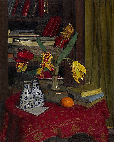 鹦鹉郁金香 Tulipes perroquet (1920)，费利克斯·瓦洛顿