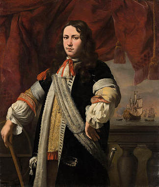 恩格尔·德·鲁伊特的肖像 Portrait of Engel De Ruyter (1669)，费迪南德·波尔