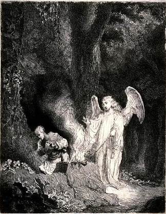 基甸与天使 Gideon and the Angel (1640)，费迪南德·波尔