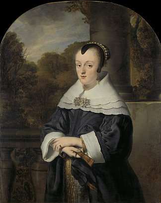 玛丽亚·雷伊的肖像 Portret Van Maria Rey (1650)，费迪南德·波尔