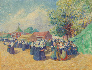 布列塔尼的游乐场 Fête Foraine En Bretagne (1900)，费迪南德·杜·普伊戈多
