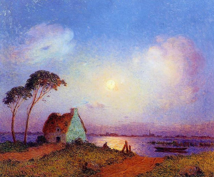 格兰德布里尔景观 Grande Briere Landscape (c.1926),费迪南德·杜·普伊戈多