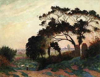 兰萨佩，盖兰德山 Landsape, Hills of Guerande (1915)，费迪南德·杜·普伊戈多