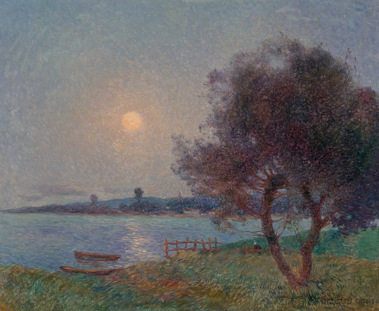 月光下的河(La Rivière au Clair De Lune) The Moonlit River (la Rivière Au Clair De Lune),费迪南德·杜·普伊戈多