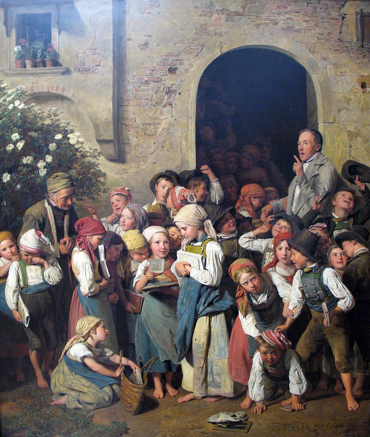放学后 After school (1841),费尔迪南德·乔治·瓦尔特米勒