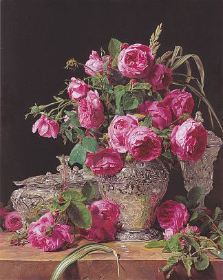 玫瑰 Roses (1843)，费尔迪南德·乔治·瓦尔特米勒