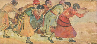 跑步女性 Running women (1895)，费迪南德·霍德勒