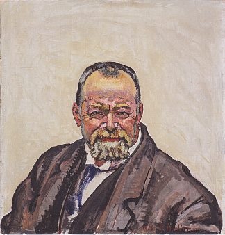 自画像 Self portrait (1916)，费迪南德·霍德勒