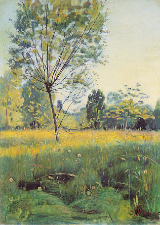 金色草地 The Golden meadow (1890)，费迪南德·霍德勒