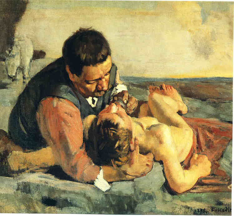 好撒玛利亚人 The Good Samaritan (1885)，费迪南德·霍德勒