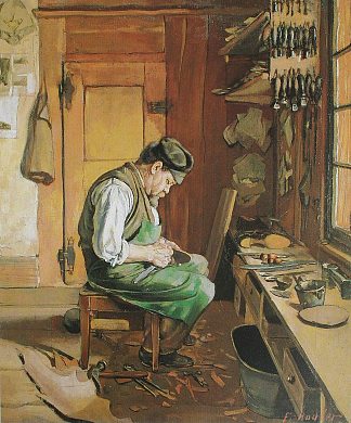 鞋匠 The shoemaker (1878)，费迪南德·霍德勒