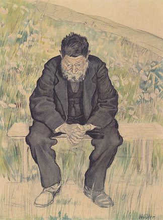 失业的 Unemployed (1891)，费迪南德·霍德勒