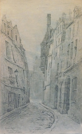 巴黎，圣保罗区，菲吉耶街 Paris, Quartier St Paul, Rue Du Figuier (1910)，费尔南德·康贝斯