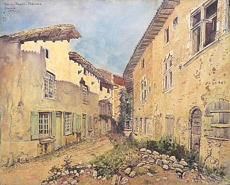 佩鲁日，王子街 Pérouges, Rue Des Princes (1919)，费尔南德·康贝斯