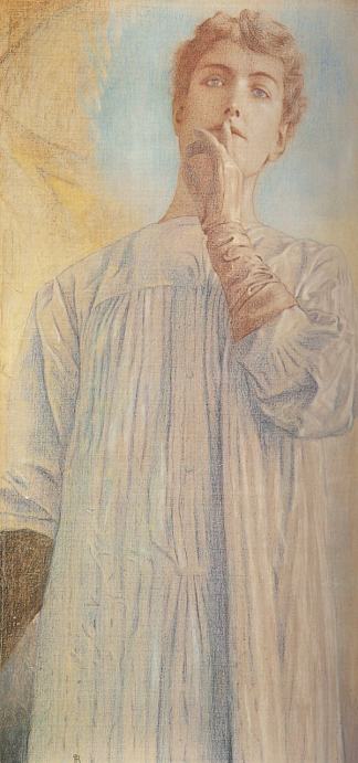 沉默 Silence (1890)，费尔南德·赫诺普夫