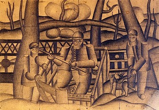 渔民 Fishermen (1921)，费尔南德·莱热