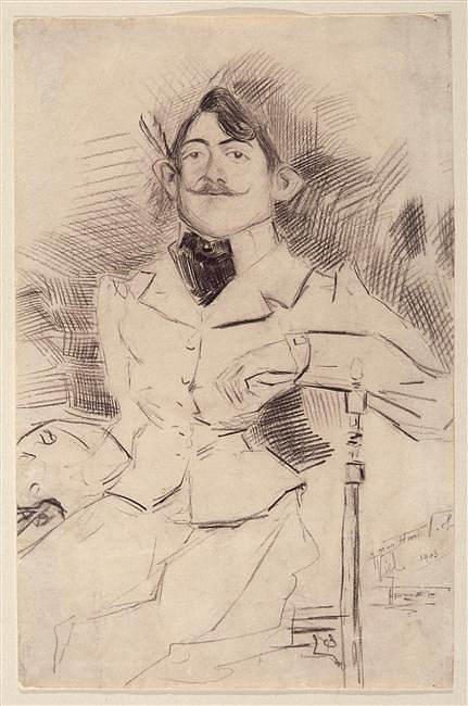 亨利·维尔的肖像，画家费尔南德·莱杰的朋友 Portrait of Henry Viel, a friend of painter Fernand Leger (1903)，费尔南德·莱热
