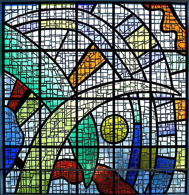 加拉加斯大学的彩色玻璃窗 Stained glass windows for the University of Caracas，费尔南德·莱热