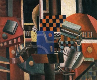 静物画 Still Life (1918)，费尔南德·莱热