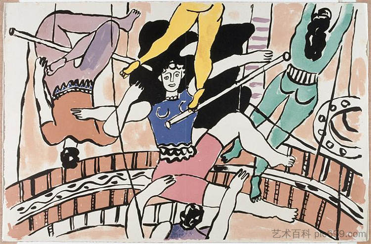 专辑《马戏团》 The album "Circus" (1950),费尔南德·莱热