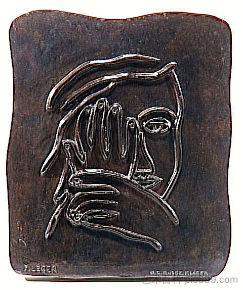 面部（面部和手部） The Face (Face and Hands)，费尔南德·莱热