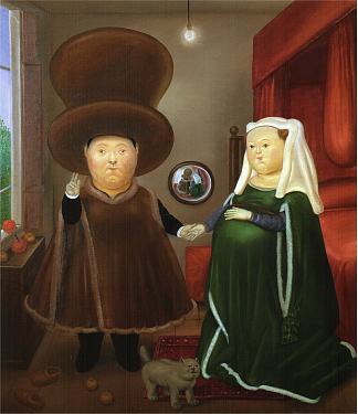 在阿尔诺菲尼·凡·艾克之后 （2） After the Arnolfini Van Eyck (2) (1978)，费尔南多·博特罗