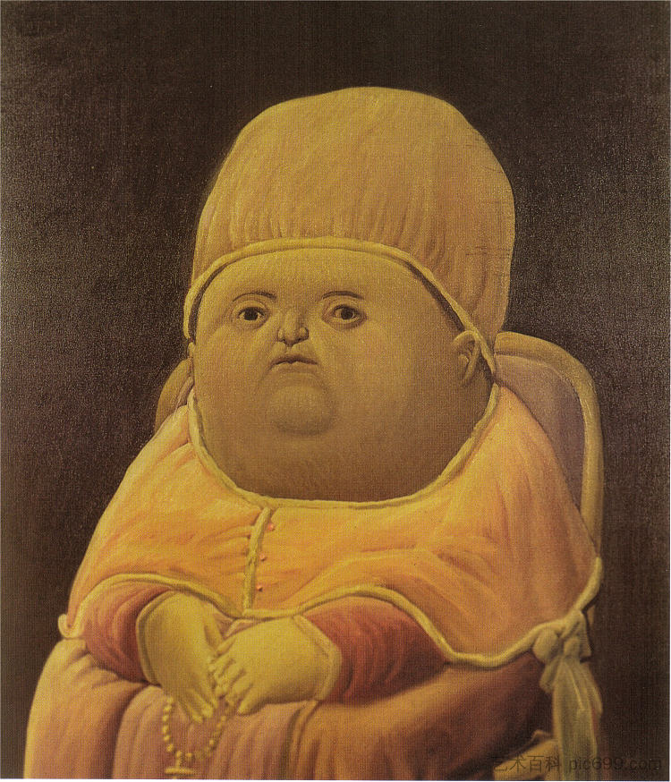 教皇利奥十世(拉斐尔之后) Pope Leo X (after Raphael) (1964),费尔南多·博特罗