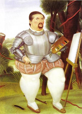 西班牙征服者的自画像 Self-Portrait as Spanish Conquistador (1986)，费尔南多·博特罗