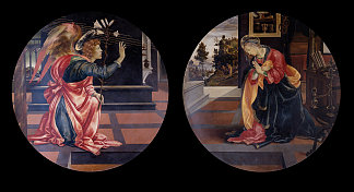 报喜 Annunciation (1484)，菲利皮诺·里皮