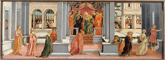 以斯帖被亚哈随鲁选中 Esther Choisie Par Assuérus (1480)，菲利皮诺·里皮