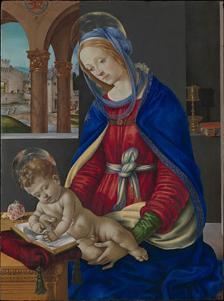 麦当娜和孩子 Madonna and Child (c.1484)，菲利皮诺·里皮