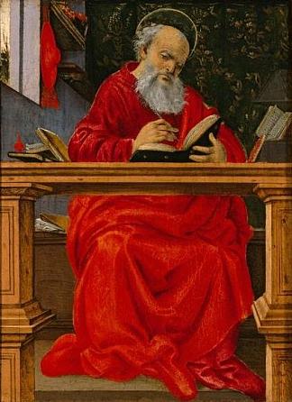 圣杰罗姆在他的书房 Saint Jerome in His Study (1493)，菲利皮诺·里皮