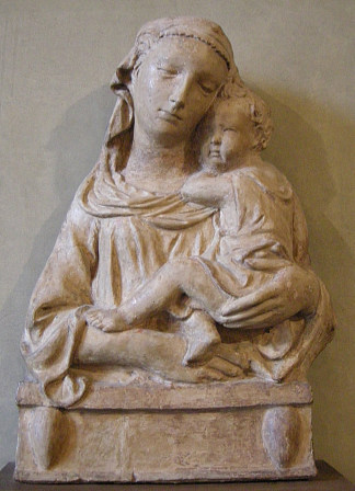 麦当娜与孩子 Madonna with Child (c.1402; Italy                     )，菲利波·布鲁内莱斯基