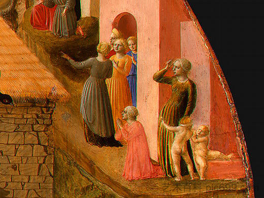 贤士的崇拜（局部） Adoration of the Magi (detail)，弗拉·菲利普·利比