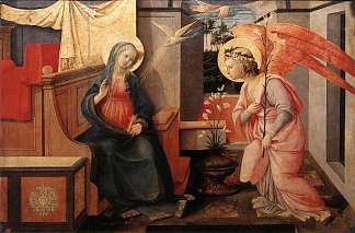 报喜 Annunciation (1450)，弗拉·菲利普·利比