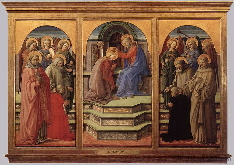 圣母加冕礼 Coronation of the Virgin (1445),弗拉·菲利普·利比
