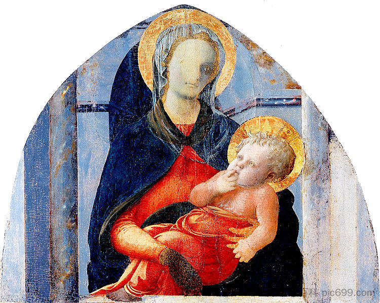 麦当娜和孩子 Madonna and Child (1430)，弗拉·菲利普·利比