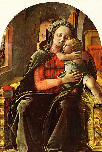 麦当娜登基 Madonna Enthroned (1447)，弗拉·菲利普·利比