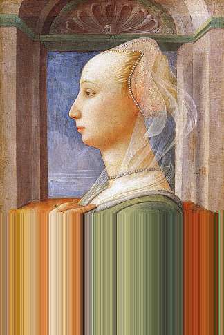 一个女人的肖像 Portrait of a Woman (1440)，弗拉·菲利普·利比