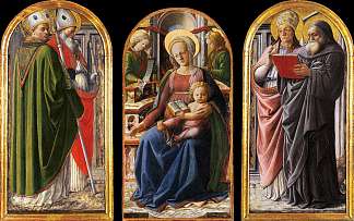 三联画 Triptych (c.1437)，弗拉·菲利普·利比