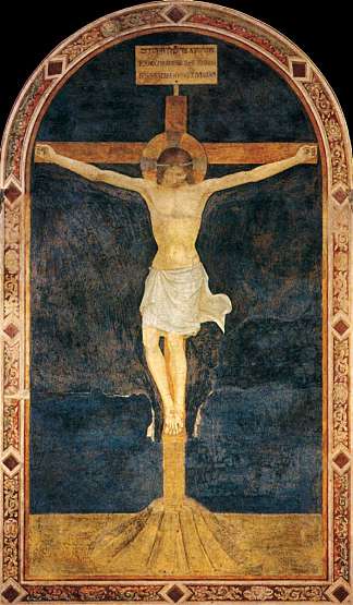 被钉十字架的基督 Crucified Christ (1433 – 1434)，弗拉·安吉利科