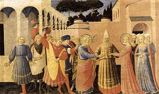 圣母的婚姻 Marriage of the Virgin (1433 – 1434)，弗拉·安吉利科