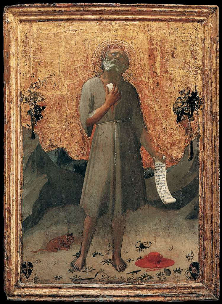 忏悔的圣杰罗姆 Penitent St. Jerome (c.1424)，弗拉·安吉利科