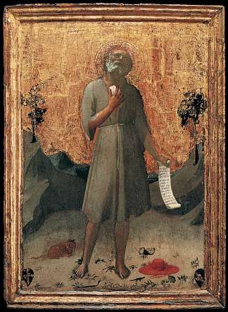 忏悔的圣杰罗姆 Penitent St. Jerome (c.1424)，弗拉·安吉利科