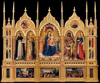 佩鲁贾祭坛画 Perugia Altarpiece (1447 – 1448)，弗拉·安吉利科