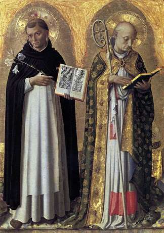 佩鲁贾祭坛画（左图） Perugia Altarpiece (left panel) (1447 – 1448)，弗拉·安吉利科