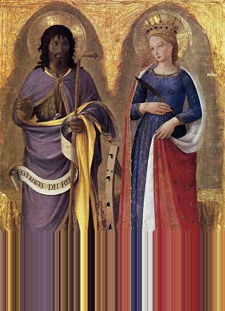 佩鲁贾祭坛画（右图） Perugia Altarpiece (right panel) (1447 – 1448)，弗拉·安吉利科
