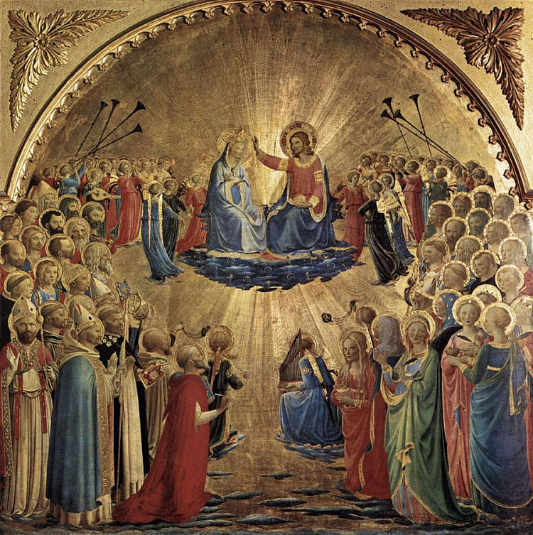 圣母加冕礼 The Coronation of the Virgin (1434 - 1435),弗拉·安吉利科