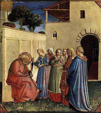 施洗者圣约翰的命名 The Naming of St. John the Baptist (1434 – 1435)，弗拉·安吉利科