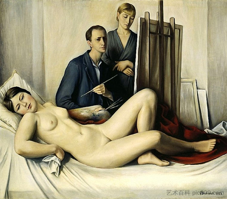 绘画环节 The Painting Session (1932)，弗朗索瓦巴罗德